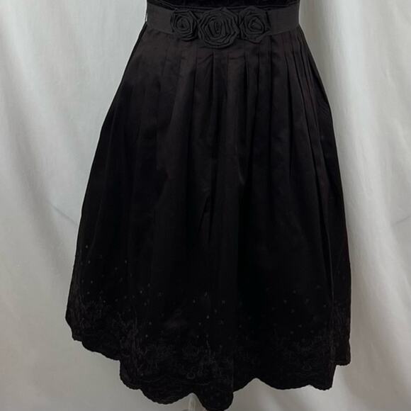Jessica Simpson Brown Cottage Boho Embroidered Women's Dress NWOT Size 12 - Picture 4 of 14